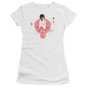 Elvis Presley Red Pheonix - Juniors T-Shirt Juniors T-Shirt Elvis Presley   