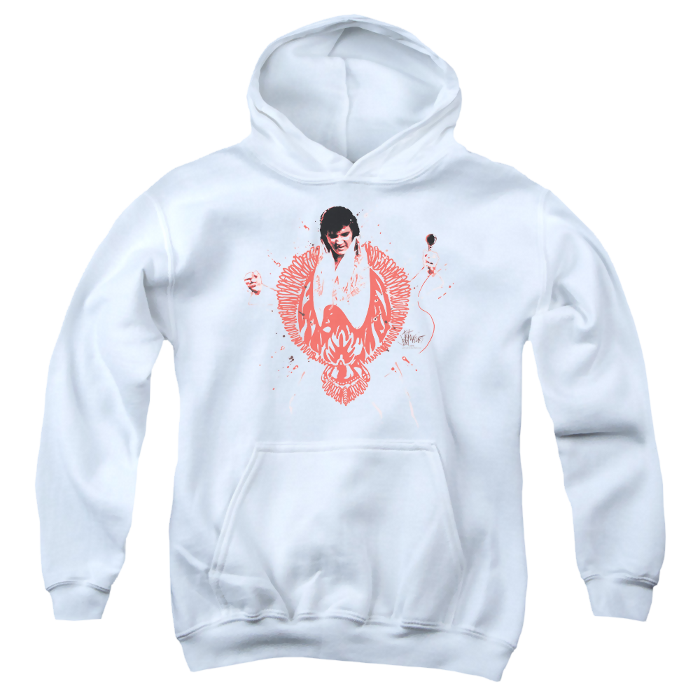 Elvis Presley Red Pheonix - Youth Hoodie (Ages 8-12) Youth Hoodie (Ages 8-12) Elvis Presley   