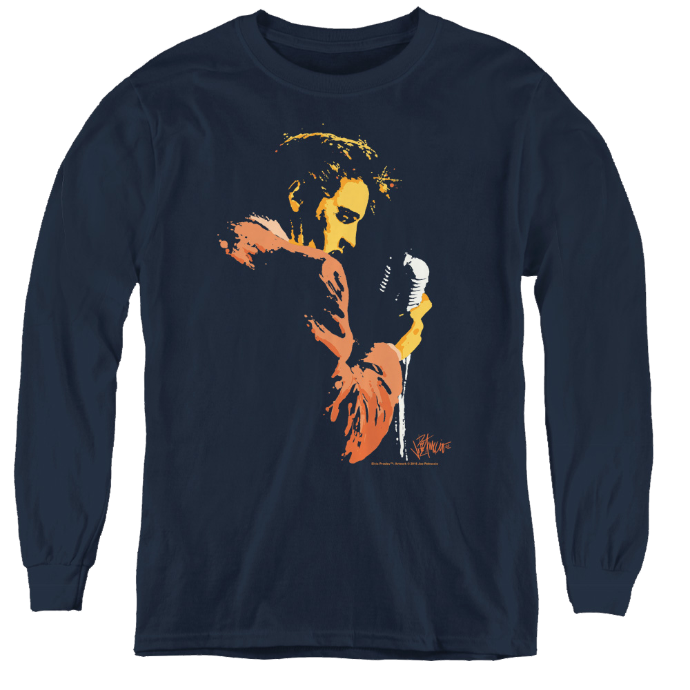 Elvis Presley Early Elvis - Youth Long Sleeve T-Shirt Youth Long Sleeve T-Shirt Elvis Presley   