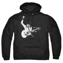 Elvis Presley Black And White Guitarman - Pullover Hoodie Pullover Hoodie Elvis Presley   