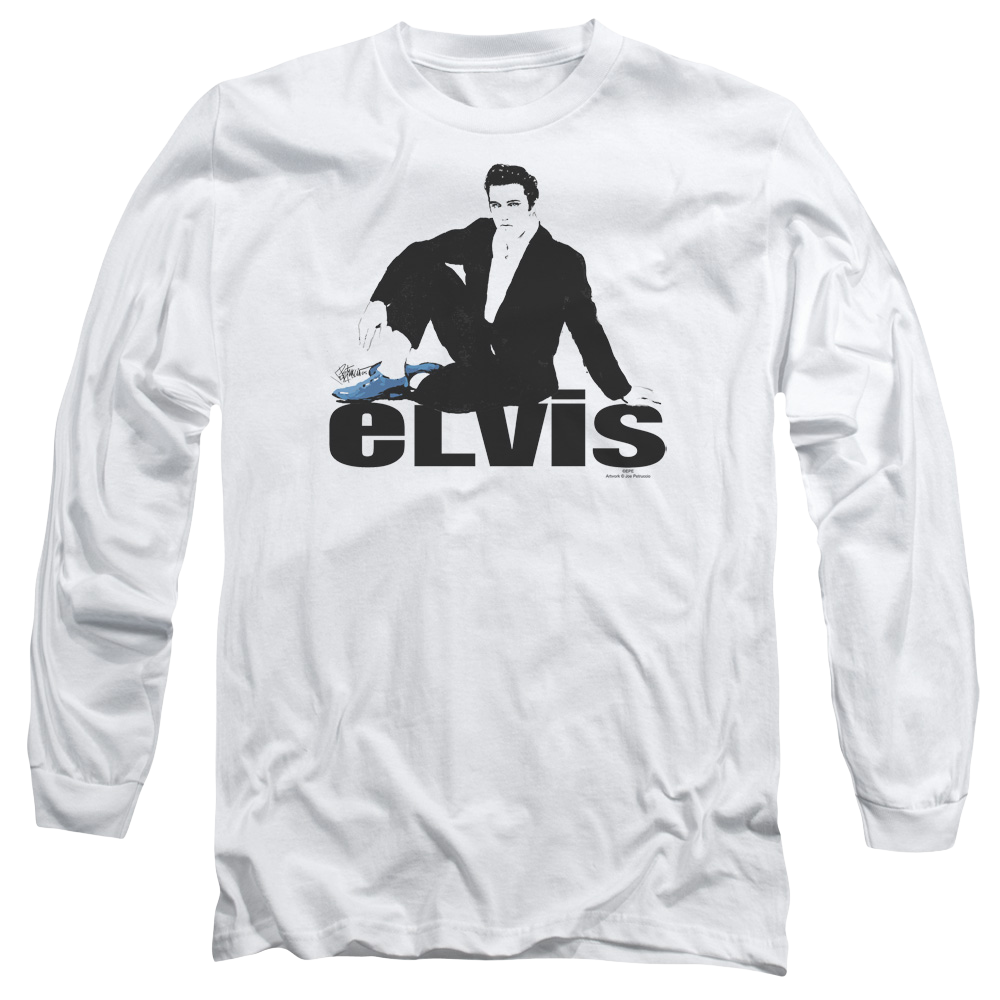 Elvis Presley Blue Suede - Men's Long Sleeve T-Shirt Men's Long Sleeve T-Shirt Elvis Presley   