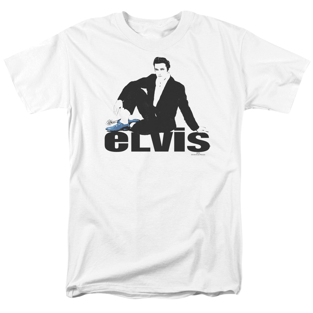 Elvis Presley Blue Suede - Men's Regular Fit T-Shirt Men's Regular Fit T-Shirt Elvis Presley   