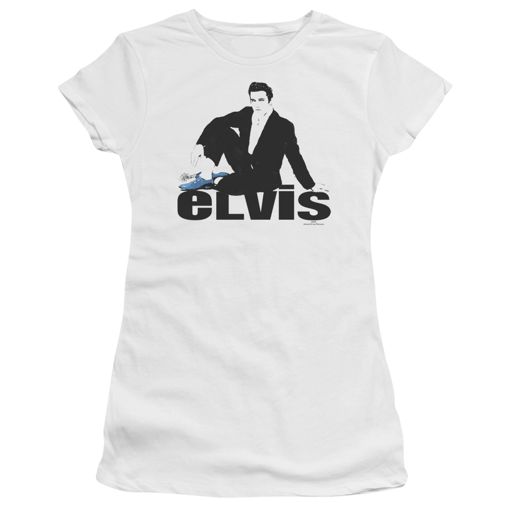 Elvis Presley Blue Suede - Juniors T-Shirt Juniors T-Shirt Elvis Presley   