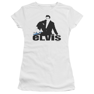 Elvis Presley Blue Suede - Juniors T-Shirt Juniors T-Shirt Elvis Presley   