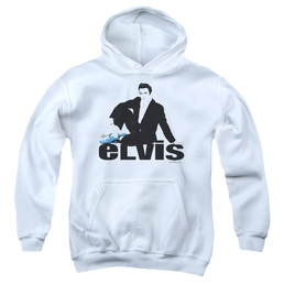 Elvis Presley Blue Suede - Youth Hoodie (Ages 8-12) Youth Hoodie (Ages 8-12) Elvis Presley   