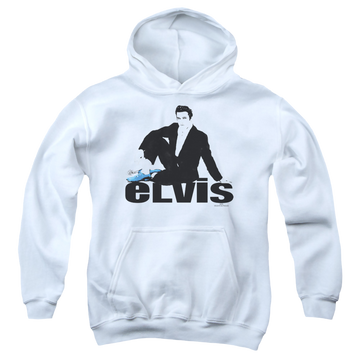 Elvis Presley Blue Suede - Youth Hoodie (Ages 8-12) Youth Hoodie (Ages 8-12) Elvis Presley   