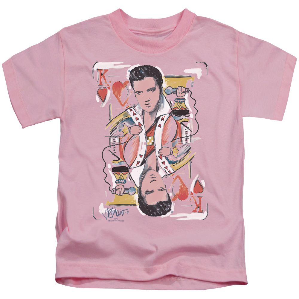 Elvis Presley King Of Hearts - Kid's T-Shirt (Ages 4-7) Kid's T-Shirt (Ages 4-7) Elvis Presley   