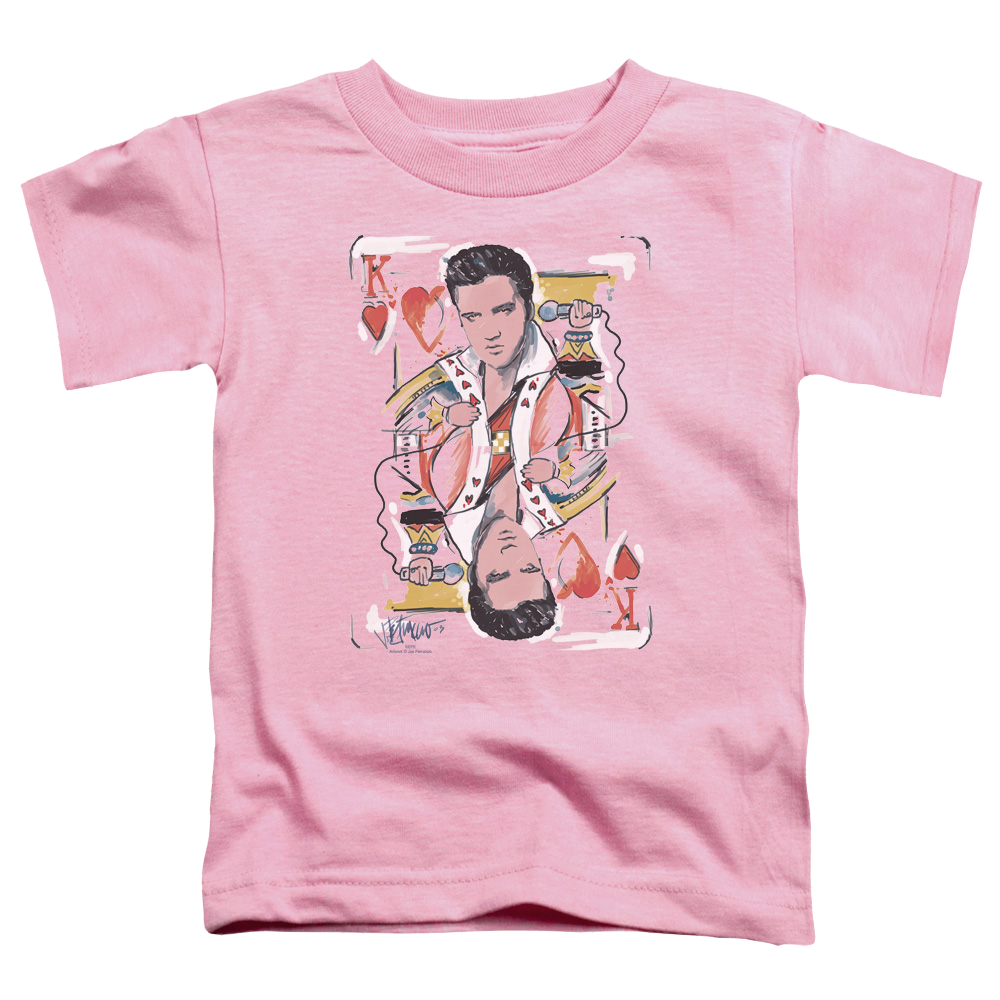 Elvis Presley King Of Hearts - Toddler T-Shirt Toddler T-Shirt Elvis Presley   