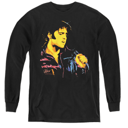 Elvis Presley Neon Elvis - Youth Long Sleeve T-Shirt Youth Long Sleeve T-Shirt Elvis Presley   