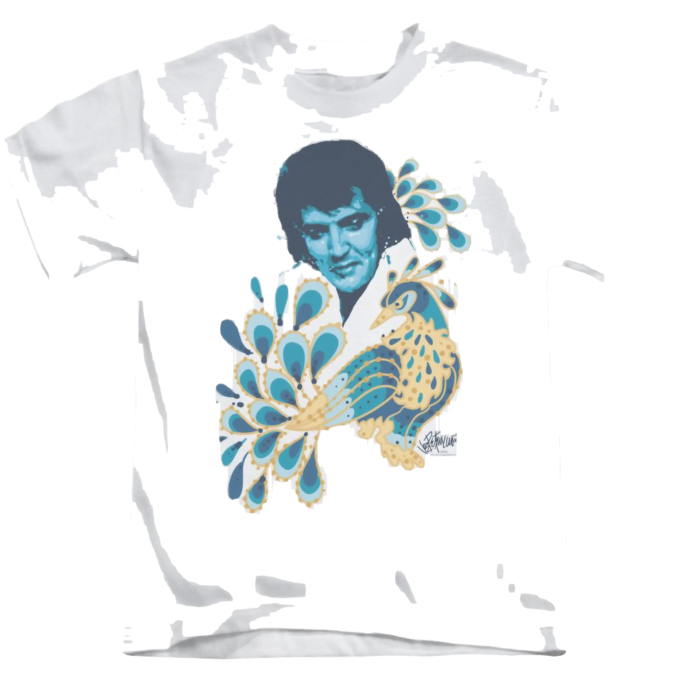 Elvis Presley Peacock - Kid's T-Shirt Kid's T-Shirt (Ages 4-7) Elvis Presley   