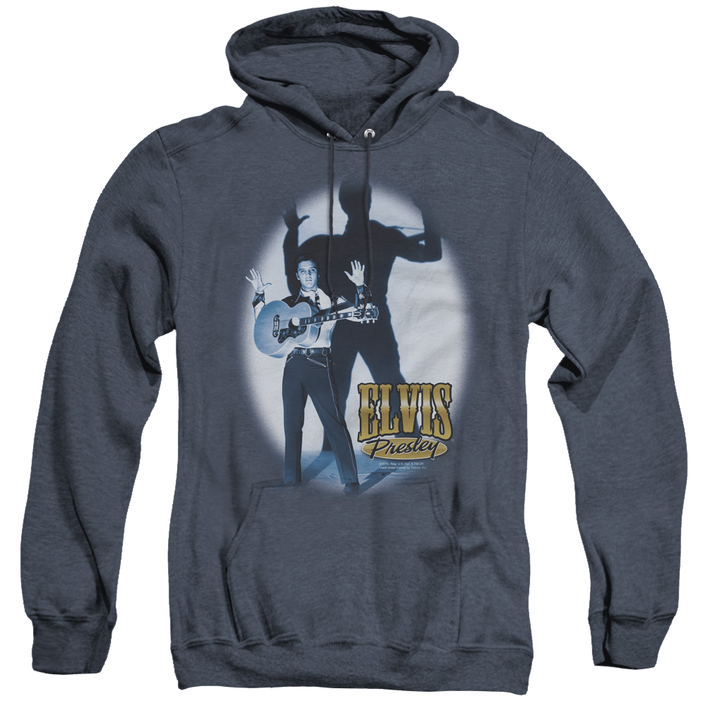 Elvis Presley Hands Up - Heather Pullover Hoodie Heather Pullover Hoodie Elvis Presley   