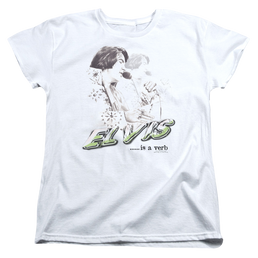 Elvis Presley Elvis Is A Verb - Women's T-Shirt Women's T-Shirt Elvis Presley   