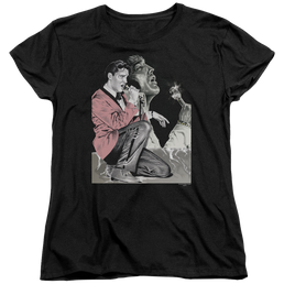 Elvis Presley Rock N Roll Smoke - Women's T-Shirt Women's T-Shirt Elvis Presley   