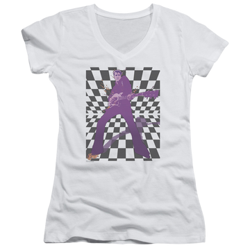 Elvis Presley Lets Rock - Juniors V-Neck T-Shirt Juniors V-Neck T-Shirt Elvis Presley   