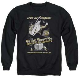 Elvis Presley Live In Buffalo - Men's Crewneck Sweatshirt Men's Crewneck Sweatshirt Elvis Presley   
