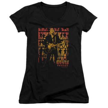 Elvis Presley Comeback Spotlight - Juniors V-Neck T-Shirt Juniors V-Neck T-Shirt Elvis Presley   