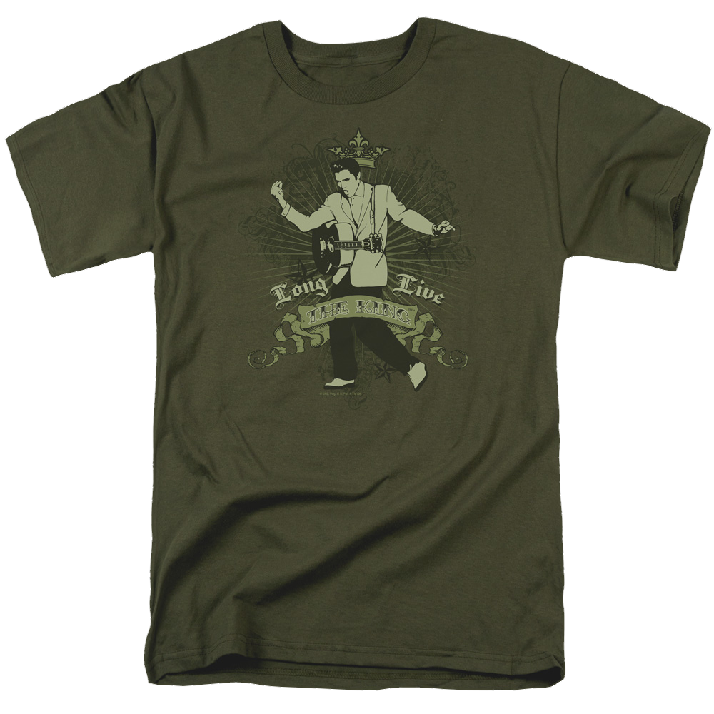 Elvis Presley Long Live The King - Men's Regular Fit T-Shirt Men's Regular Fit T-Shirt Elvis Presley   