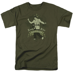 Elvis Presley Long Live The King - Men's Regular Fit T-Shirt Men's Regular Fit T-Shirt Elvis Presley   
