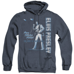 Elvis Presley One Night Only - Heather Pullover Hoodie Heather Pullover Hoodie Elvis Presley   