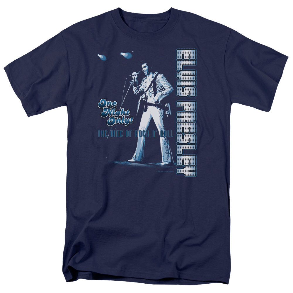 Elvis Presley One Night Only - Men's Regular Fit T-Shirt Men's Regular Fit T-Shirt Elvis Presley   