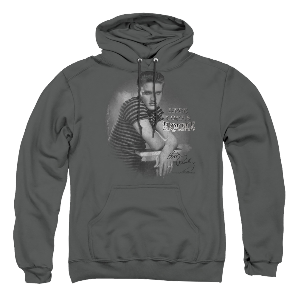 Elvis Presley Trouble - Pullover Hoodie Pullover Hoodie Elvis Presley   