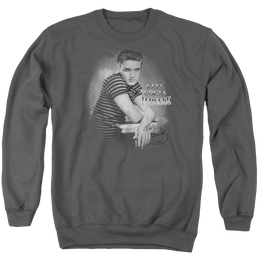 Elvis Presley Trouble - Men's Crewneck Sweatshirt Men's Crewneck Sweatshirt Elvis Presley   