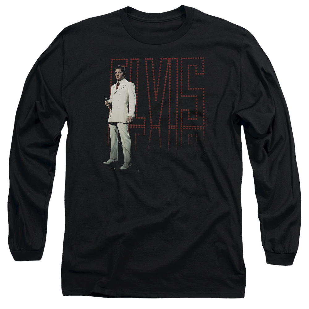 Elvis Presley White Suit - Men's Long Sleeve T-Shirt Men's Long Sleeve T-Shirt Elvis Presley   