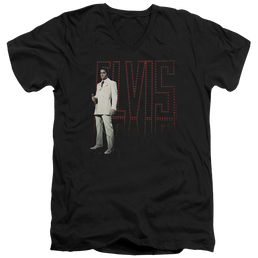 Elvis Presley White Suit - Men's V-Neck T-Shirt Men's V-Neck T-Shirt Elvis Presley   
