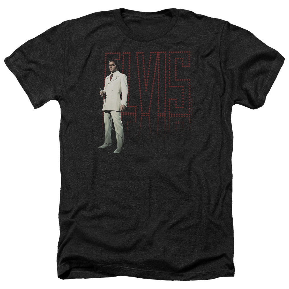 Elvis Presley White Suit - Men's Heather T-Shirt Men's Heather T-Shirt Elvis Presley   