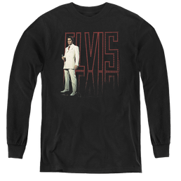 Elvis Presley White Suit - Youth Long Sleeve T-Shirt Youth Long Sleeve T-Shirt Elvis Presley   