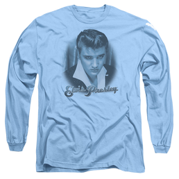 Elvis Presley Blue Suede Fade - Men's Long Sleeve T-Shirt Men's Long Sleeve T-Shirt Elvis Presley   