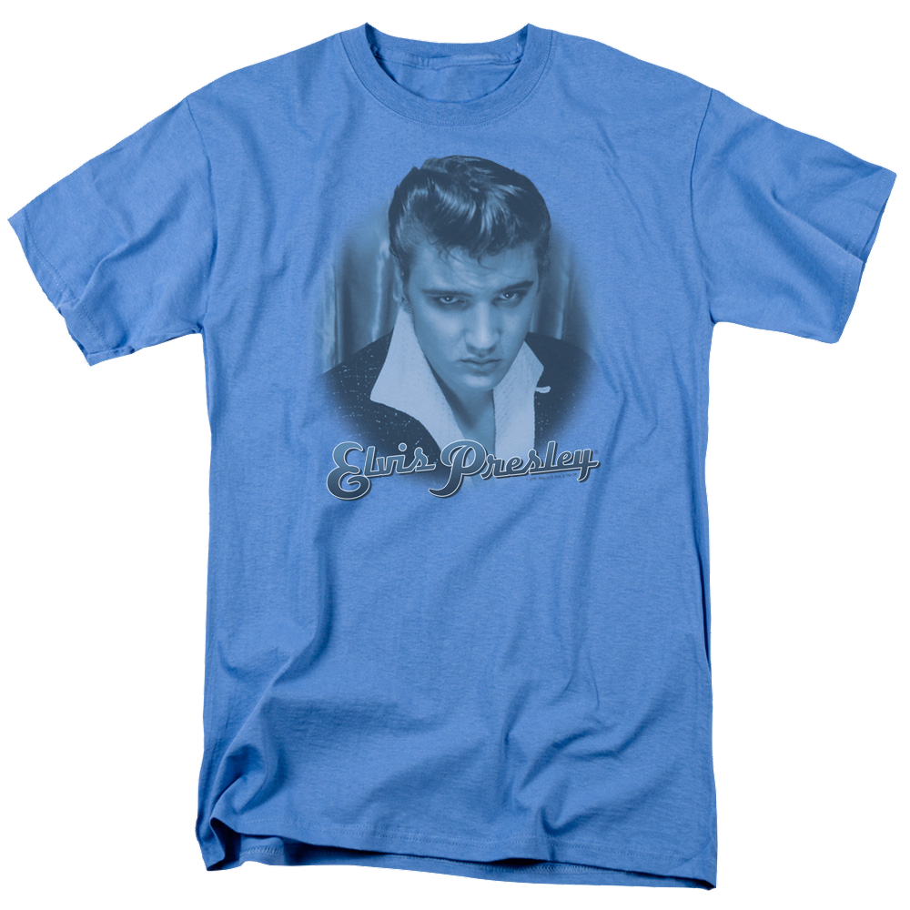 Elvis Presley Blue Suede Fade - Men's Regular Fit T-Shirt Men's Regular Fit T-Shirt Elvis Presley   