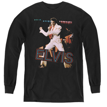 Elvis Presley Hit The Lights - Youth Long Sleeve T-Shirt Youth Long Sleeve T-Shirt Elvis Presley   