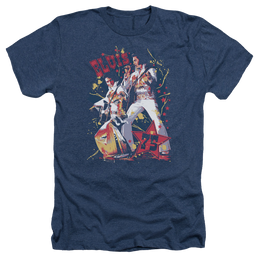 Elvis Presley Eagle Elvis - Men's Heather T-Shirt Men's Heather T-Shirt Elvis Presley   