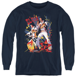 Elvis Presley Eagle Elvis - Youth Long Sleeve T-Shirt Youth Long Sleeve T-Shirt Elvis Presley   