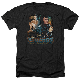 Elvis Presley 75 Years - Men's Heather T-Shirt Men's Heather T-Shirt Elvis Presley   