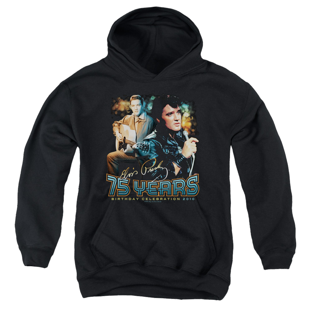 Elvis Presley 75 Years - Youth Hoodie (Ages 8-12) Youth Hoodie (Ages 8-12) Elvis Presley   