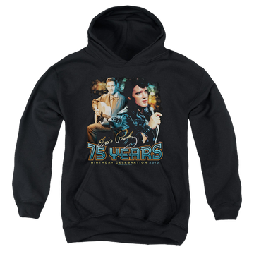 Elvis Presley 75 Years - Youth Hoodie (Ages 8-12) Youth Hoodie (Ages 8-12) Elvis Presley   