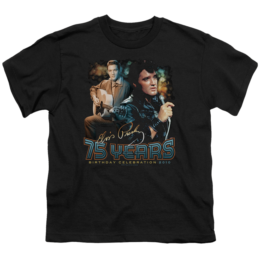 Elvis Presley 75 Years - Youth T-Shirt (Ages 8-12) Youth T-Shirt (Ages 8-12) Elvis Presley   