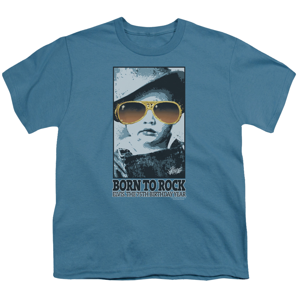 Elvis Presley Born To Rock - Youth T-Shirt (Ages 8-12) Youth T-Shirt (Ages 8-12) Elvis Presley   