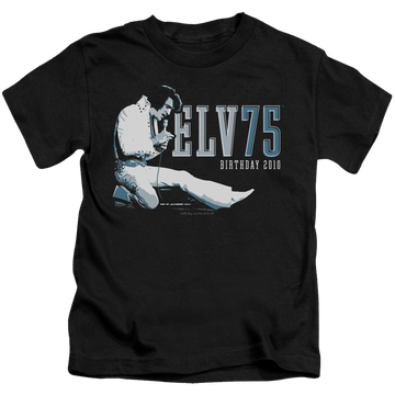 Elvis Presley Elv 75 Logo - Kid's T-Shirt (Ages 4-7) Kid's T-Shirt (Ages 4-7) Elvis Presley   