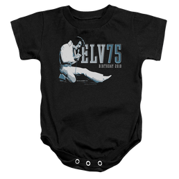 Elvis Presley Elv 75 Logo - Baby Bodysuit Baby Bodysuit Elvis Presley   