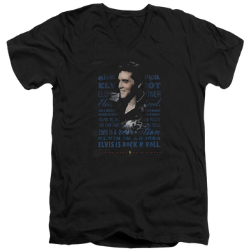 Elvis Presley Icon - Men's V-Neck T-Shirt Men's V-Neck T-Shirt Elvis Presley   