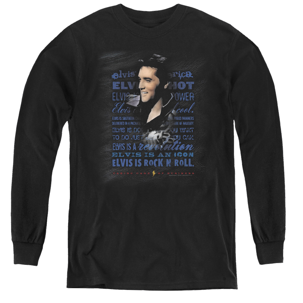 Elvis Presley Icon - Youth Long Sleeve T-Shirt Youth Long Sleeve T-Shirt Elvis Presley   