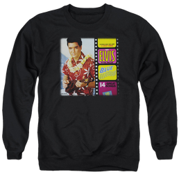 Elvis Presley Blue Hawaii Album - Men's Crewneck Sweatshirt Men's Crewneck Sweatshirt Elvis Presley   