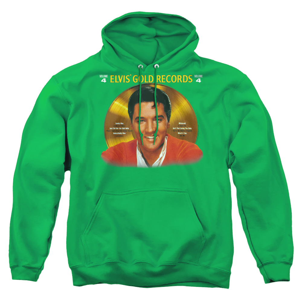 Elvis Presley Gold Records - Pullover Hoodie Pullover Hoodie Elvis Presley   