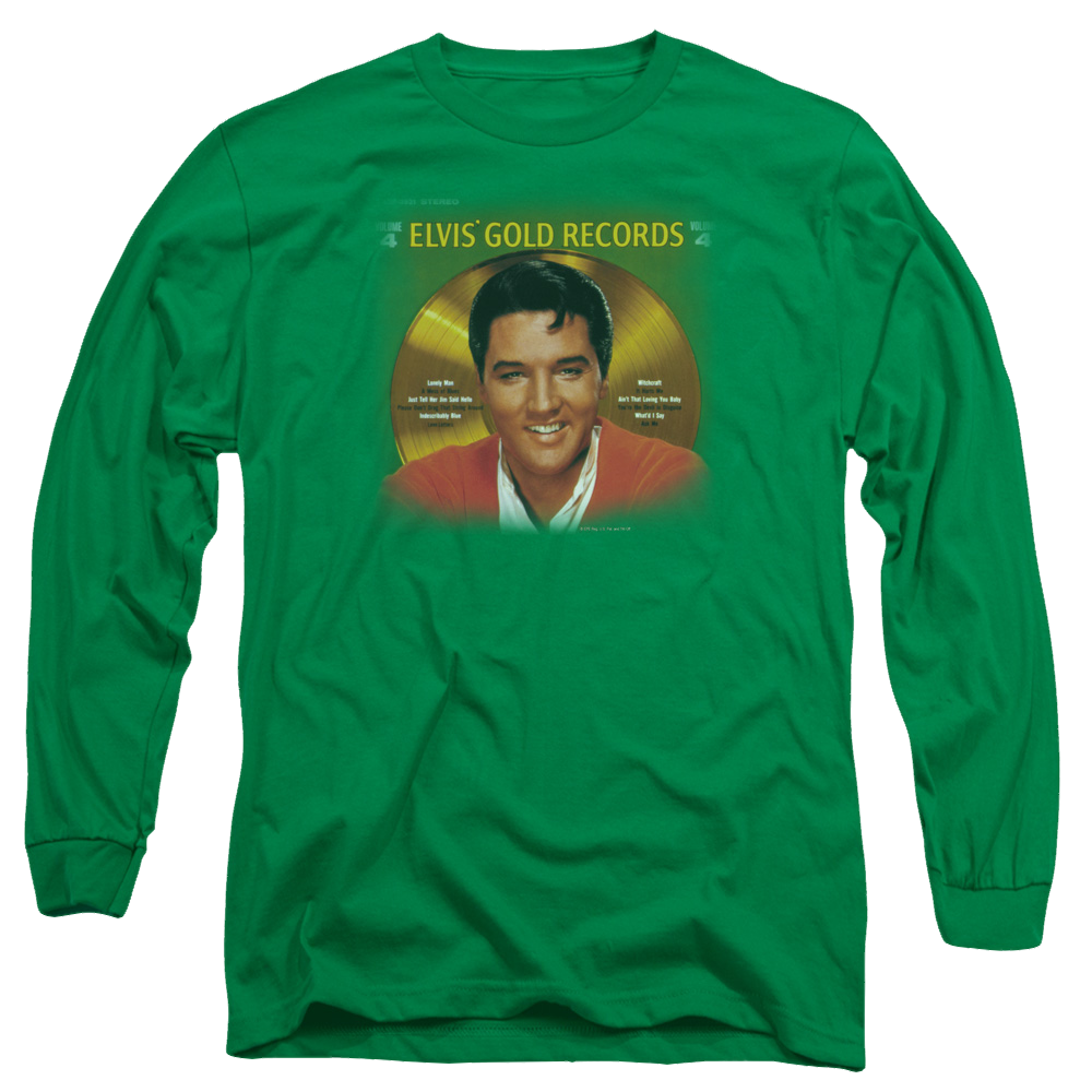 Elvis Presley Gold Records - Men's Long Sleeve T-Shirt Men's Long Sleeve T-Shirt Elvis Presley   