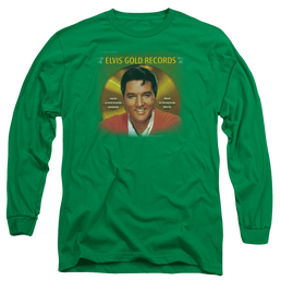 Elvis Presley Gold Records - Men's Long Sleeve T-Shirt Men's Long Sleeve T-Shirt Elvis Presley   