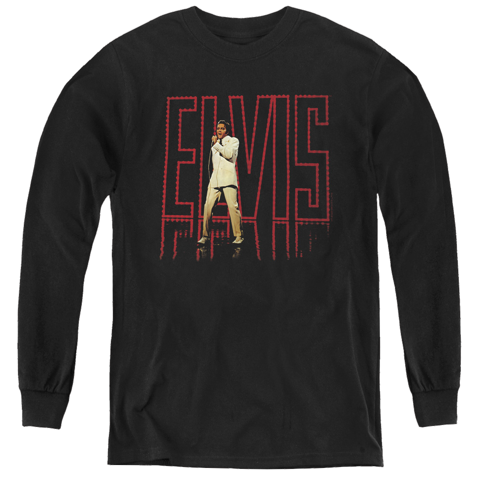 Elvis Presley Elvis 68 Album - Youth Long Sleeve T-Shirt Youth Long Sleeve T-Shirt Elvis Presley   