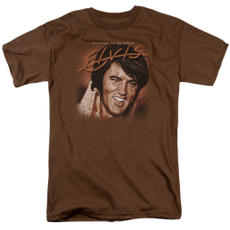 Elvis Presley Welcome To My World - Men's Regular Fit T-Shirt Men's Regular Fit T-Shirt Elvis Presley   